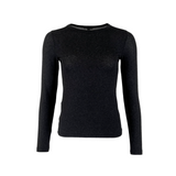 Black Colour -  Lurex Blouse - Black