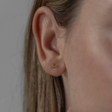 One & Eight Gold Mini Arrow Studs
