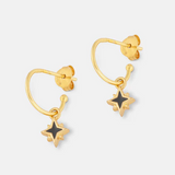 One & Eight - Slate Star Earrings