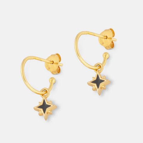 One & Eight - Slate Star Earrings