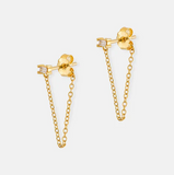 One & Eight - Ilena Chain Earrings