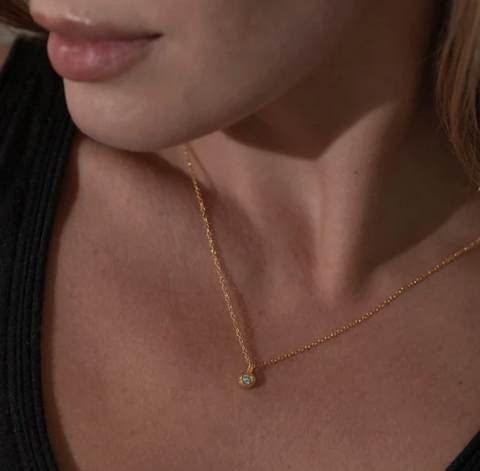 One & Eight - Champagne Aria Necklace