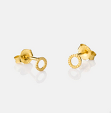 One & Eight - Gold Mini Madrid studs