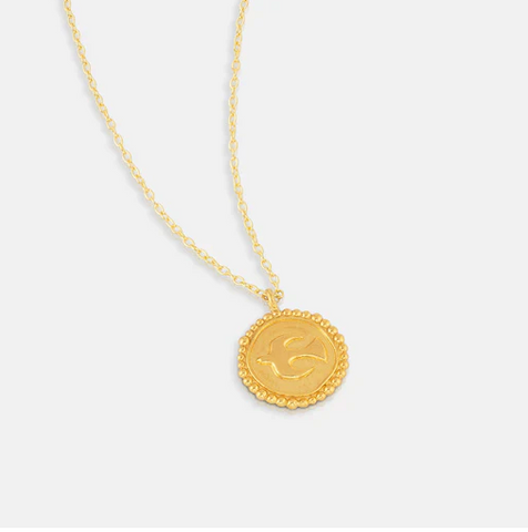 One & Eight - Gold Dove Necklace