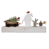 Woodland Bringing the Tree Home Block Decoration