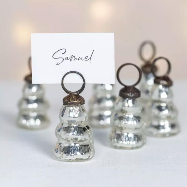 Set of Six Tree Name Place Holders