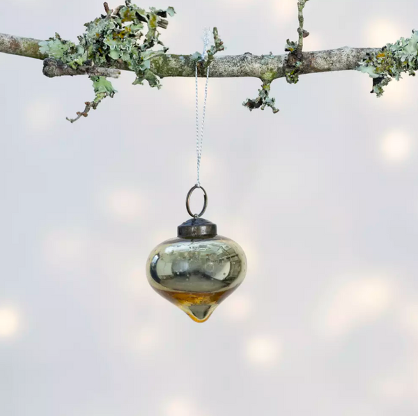 Shiny Gold Onion Bauble