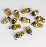 Mini Acorn Decorations - Gold