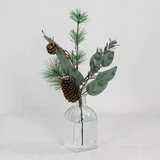 Foliage and Fircone Sprig