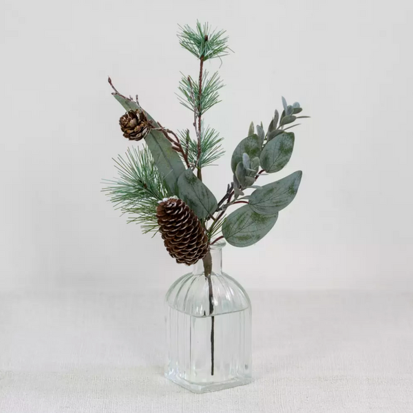 Foliage and Fircone Sprig