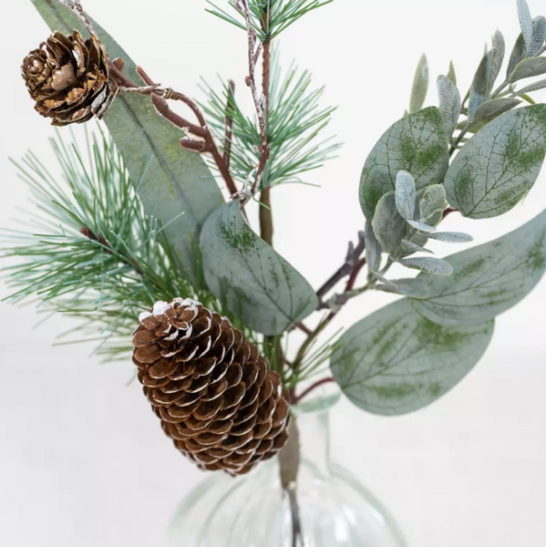 Foliage and Fircone Sprig
