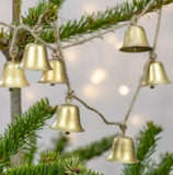 Bell Garland Antique Gold