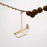 Trumpet Decoration Antique Silver