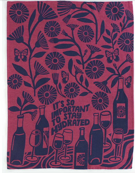 Blue Q 'It's Important To Stay Hydrated' Tea Towel