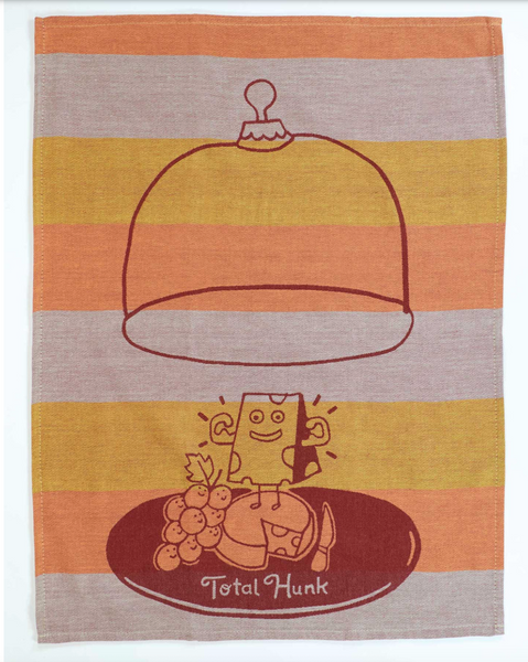 Blue Q 'Total Hunk' Tea Towel