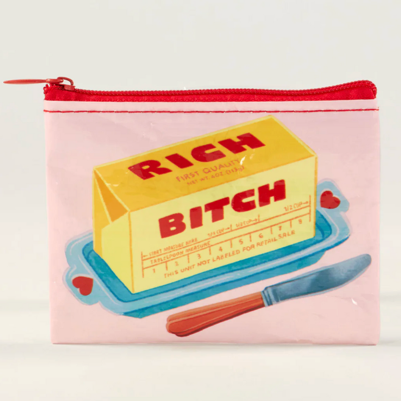 Blue Q 'Rich Bitch' Coin Purse