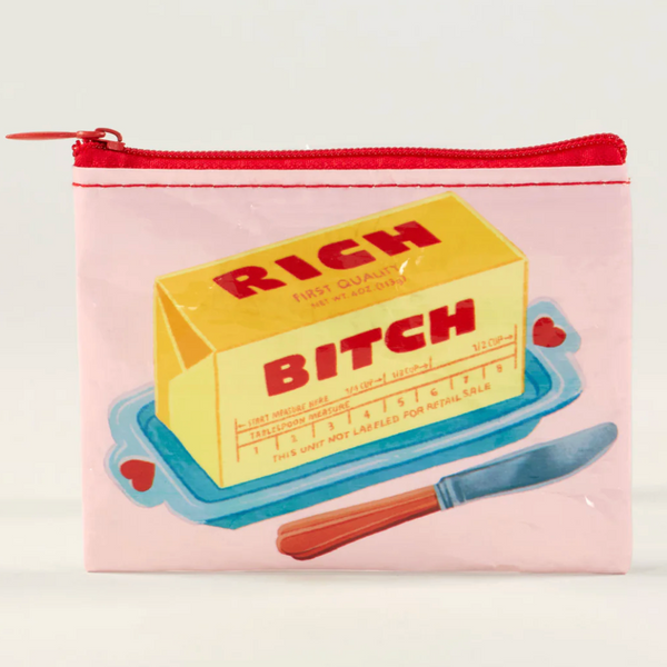 Blue Q 'Rich Bitch' Coin Purse