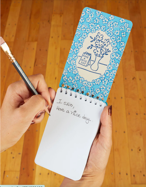 Blue Q 'Angry Woman Essays' Spiral Notebook