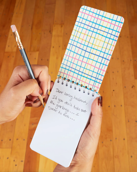 Blue Q 'Sweet Little Reminders For My Stupid Husband' Spiral Notebook