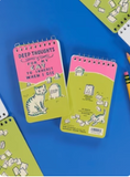Blue Q 'Deep Thoughts for my Cat To Inherit When I Die' Spiral Notebook