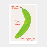 David Shrigley Green Banana Print