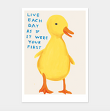 David Shrigley Live Each Day Framed Print