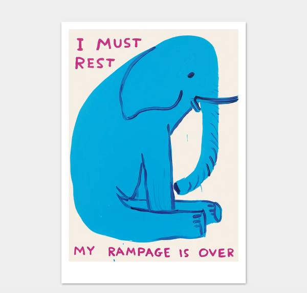 David Shrigley I Must Rest Framed Print