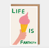 David Shrigley Life is Fantastic Framed Print