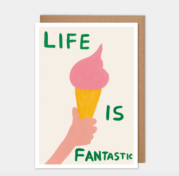 David Shrigley Life is Fantastic Framed Print