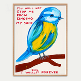 David Shrigley Singing My Song Framed Print