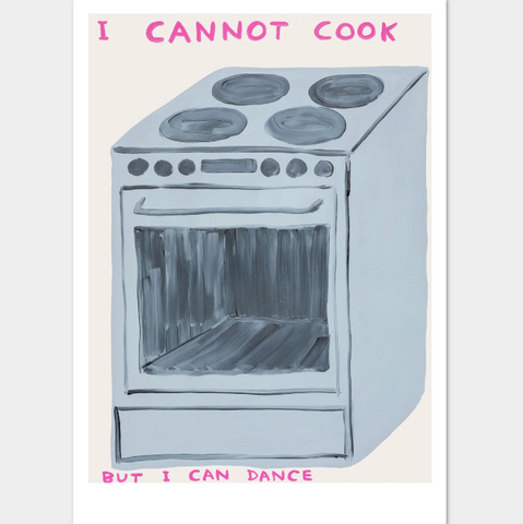David Shrigley I Cannot Cook Print