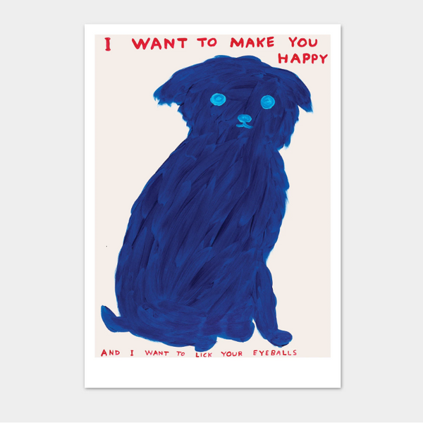 David Shrigley I Want To Make You Happy Print