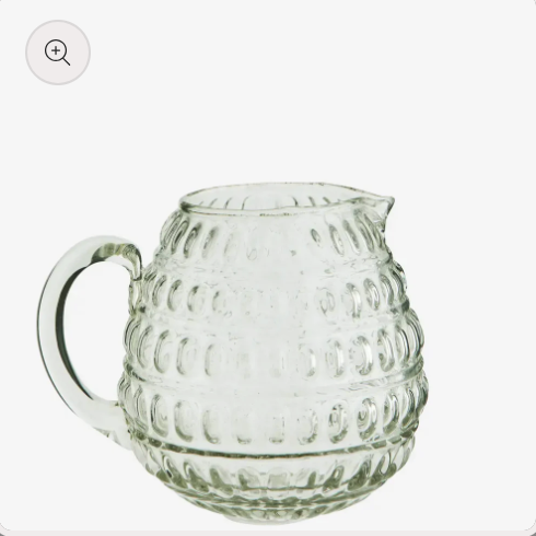 Glass Jug wth Dots