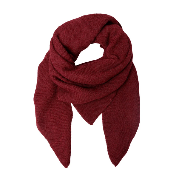 Black Colour Bex Solid Scarf - Wine