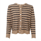 black-colour-dell-striped-cardigan-taupe