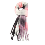 Tartan Scarf - Coral