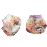 Mini Hair Claws Pair - Cat Face