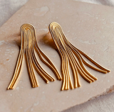 Little Nell Everyday Arc Tassel Earrings
