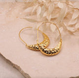 Little Nell Everyday Hammered Arc Earrings