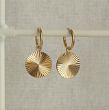 Little Nell Everyday Circle Sunrise Hoops