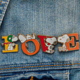 Peanuts Alphabet Enamel Pin