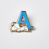 Peanuts Alphabet Enamel Pin