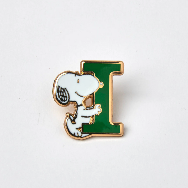 Peanuts Alphabet Enamel Pin