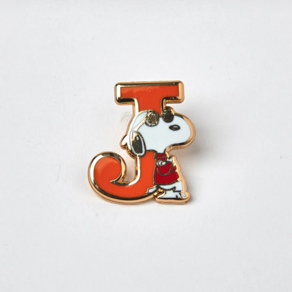 Peanuts Alphabet Enamel Pin
