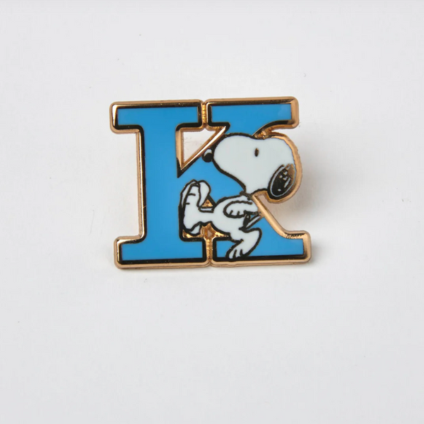 Peanuts Alphabet Enamel Pin