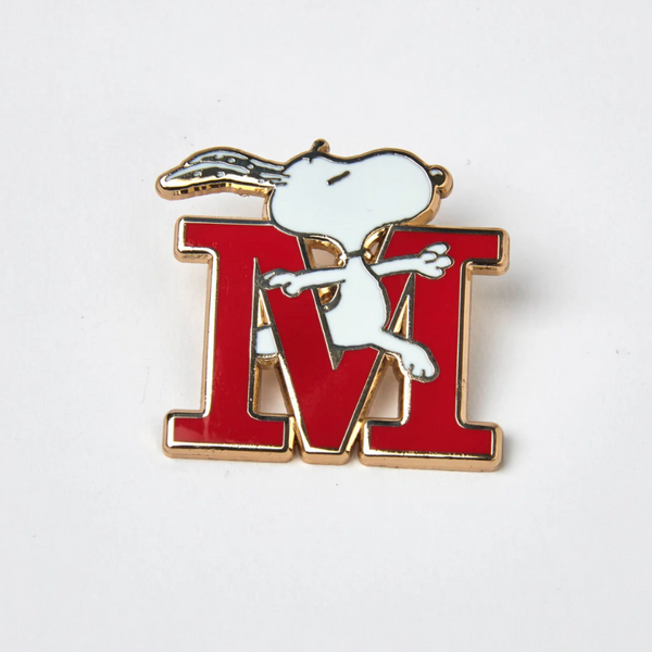 Peanuts Alphabet Enamel Pin