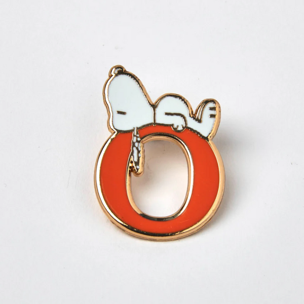 Peanuts Alphabet Enamel Pin