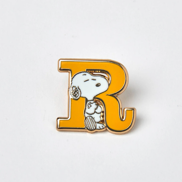 Peanuts Alphabet Enamel Pin