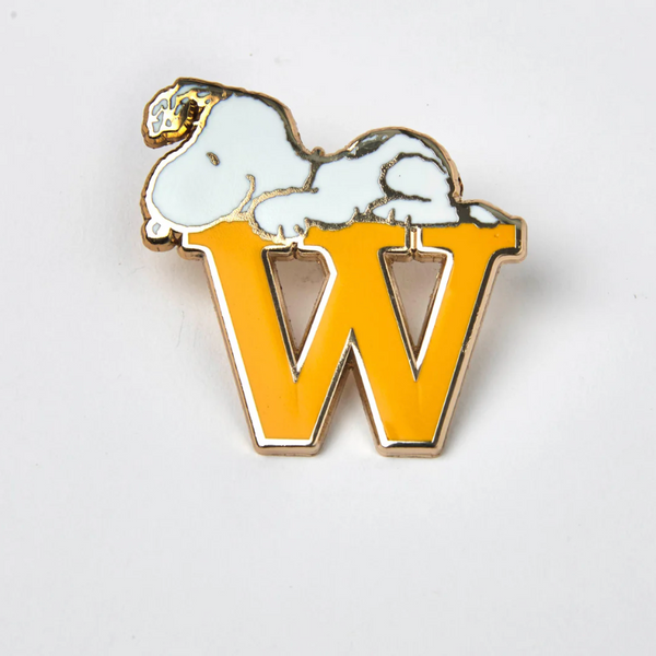Peanuts Alphabet Enamel Pin