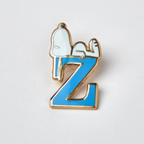 Peanuts Alphabet Enamel Pin